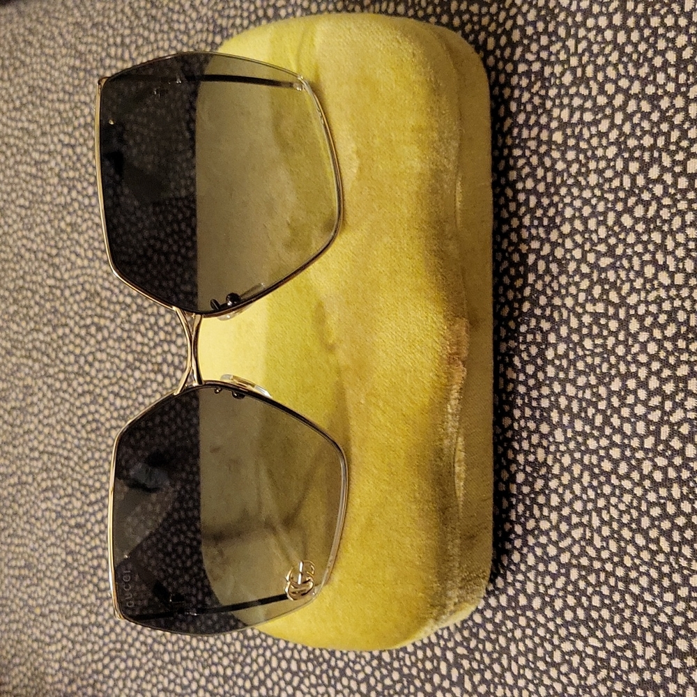 Gucci GoldGg/ Grey Graident Sunglasses